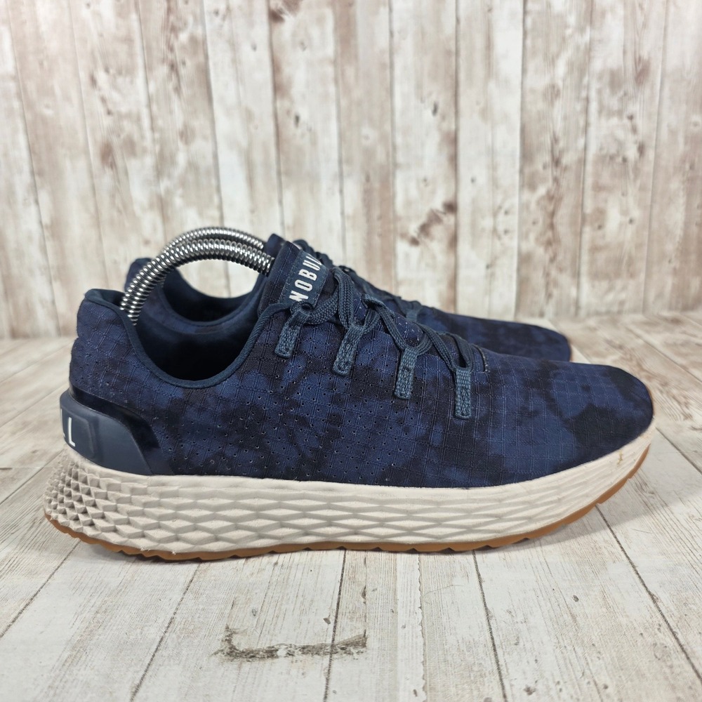 NOBULL Ripstop Runner Navy Blue Tie Dye Womens 9 Mens 7.5 Training‎ Shoes